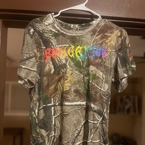 Boygenius camo official merchandise T-shirt
